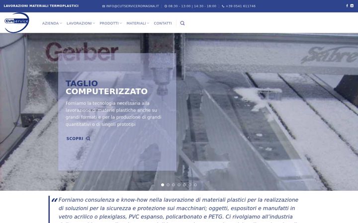 Screenshot of cutserviceromagna.it