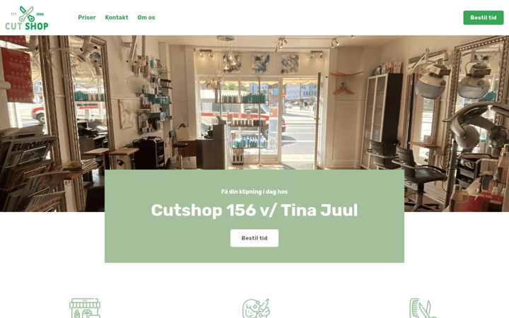 Screenshot of cutshop.dk