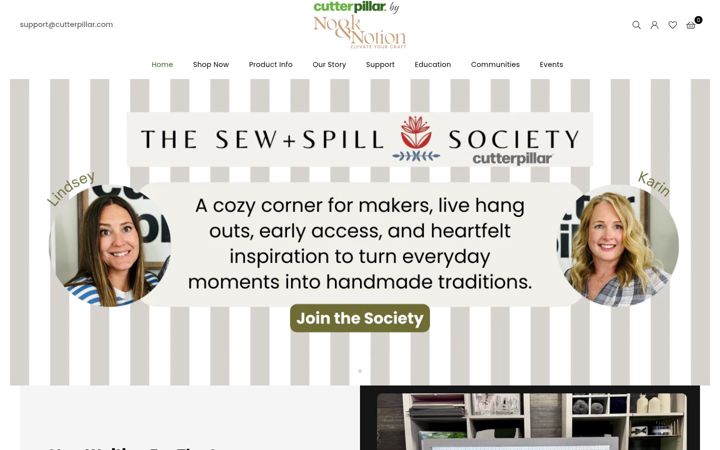 Screenshot of cutterpillar.co