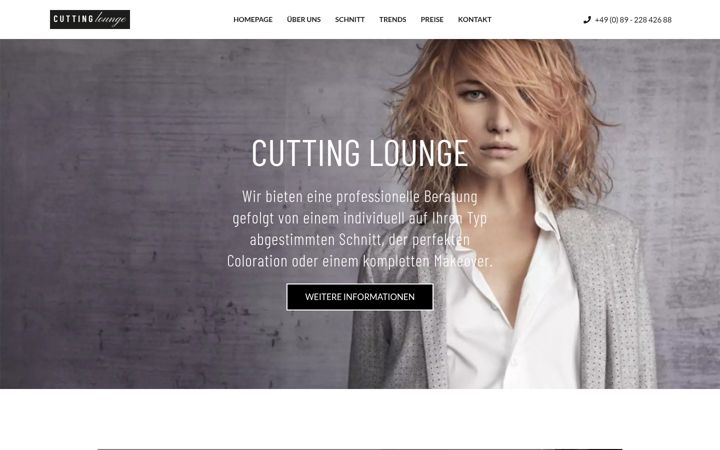 Screenshot von cutting-lounge.de