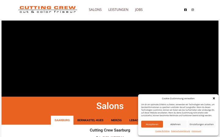 Screenshot of cuttingcrew-cutncolor.de