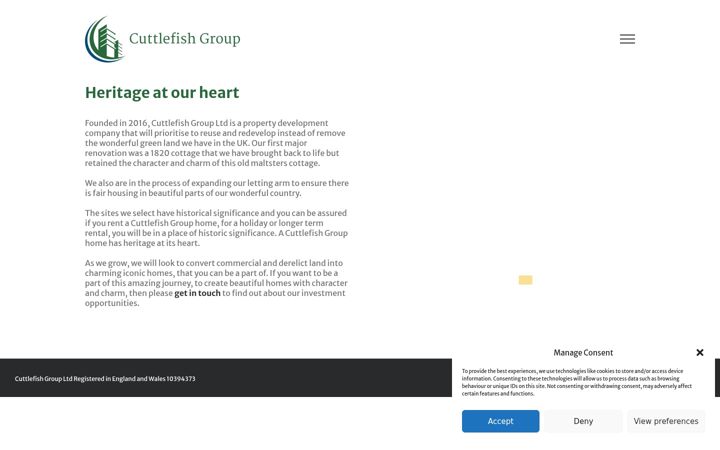 Screenshot von cuttlefishgroup.co.uk