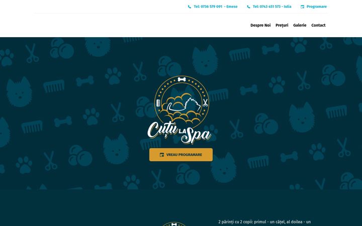 Screenshot of cutulaspa.ro