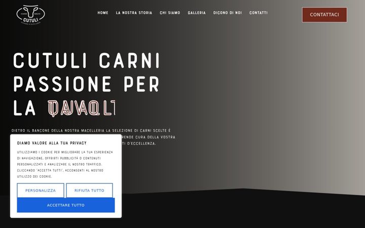 Screenshot of cutulicarni.it