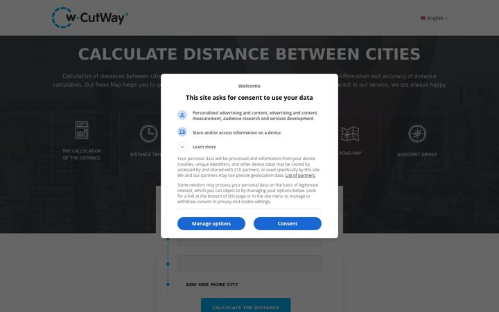 Screenshot of cutway.net