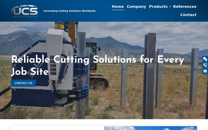 Screenshot of cutwithucs.com