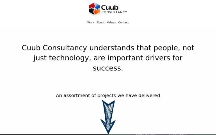Screenshot of cuubconsultancy.com