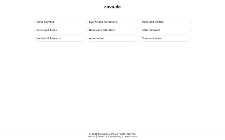Screenshot of cuva.de