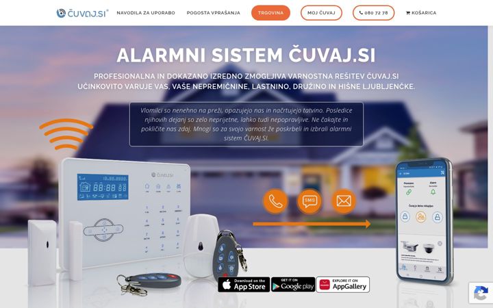 Screenshot von cuvaj.si