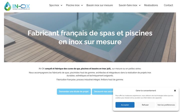 Screenshot van cuve-spa-piscine-inox.fr