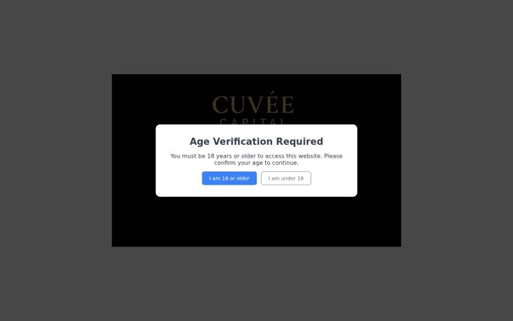 Screenshot of cuveecapital.com