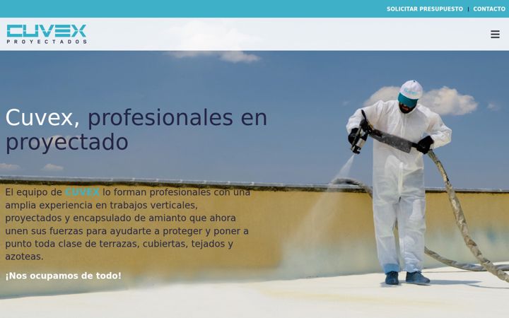 Screenshot of cuvex.es