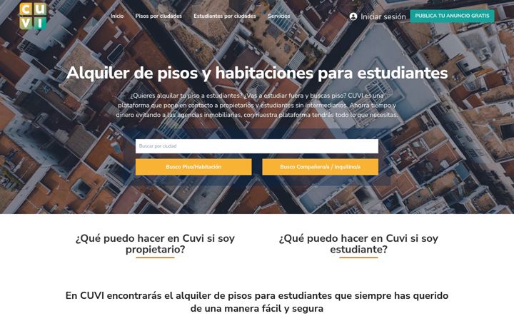 Screenshot of cuvi.es
