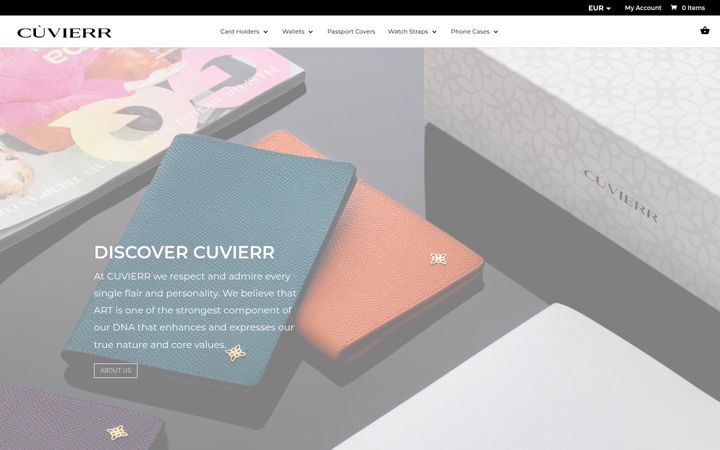 Screenshot of cuvierr.com