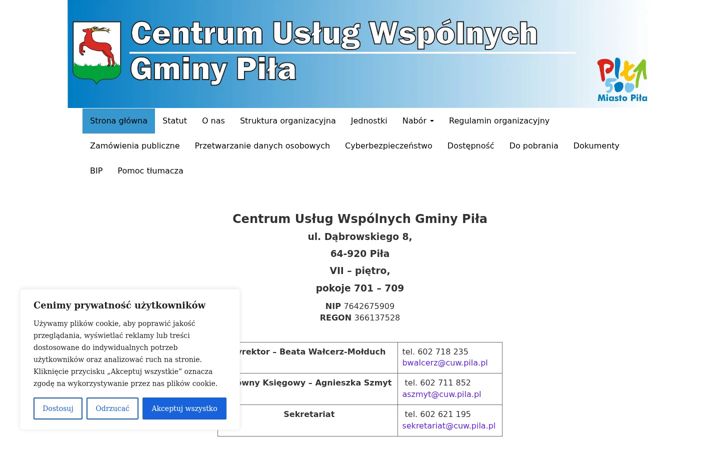 Zrzut ekranu cuw.pila.pl