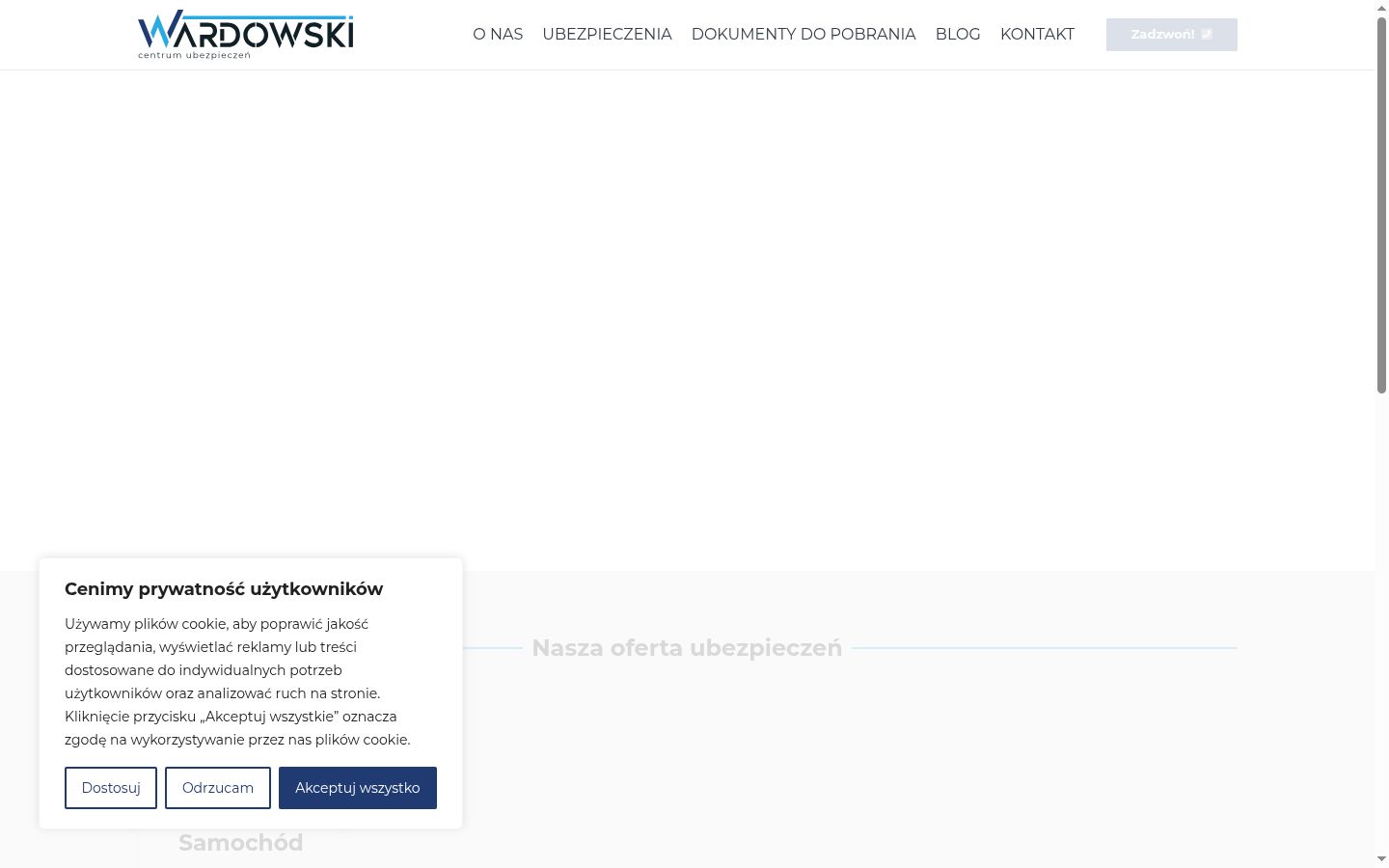 Screenshot des Einwilligungsbanners vor jeglicher Interaktion