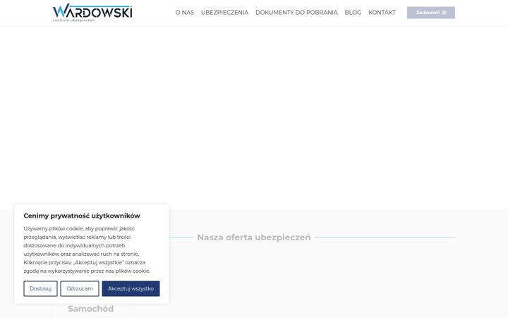 Screenshot of cuwardowski.pl