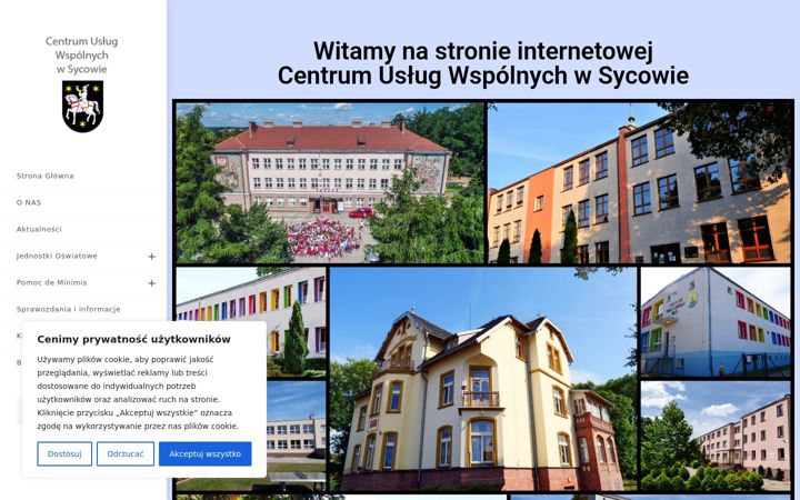 Zrzut ekranu cuwsycow.pl