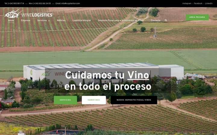 Screenshot of cuyplanhor.com