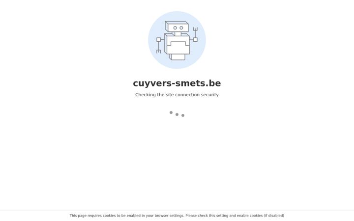 Screenshot di cuyvers-smets.be