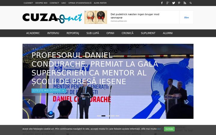 Screenshot of cuzanet.ro