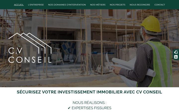Screenshot of cv-conseil.com