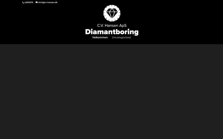 Screenshot of cv-hansen.dk