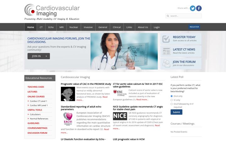 Screenshot von cv-imaging.org
