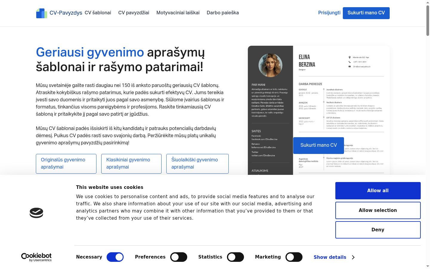 Zrzut ekranu banera zgody wyświetlanego przed jakąkolwiek interakcją