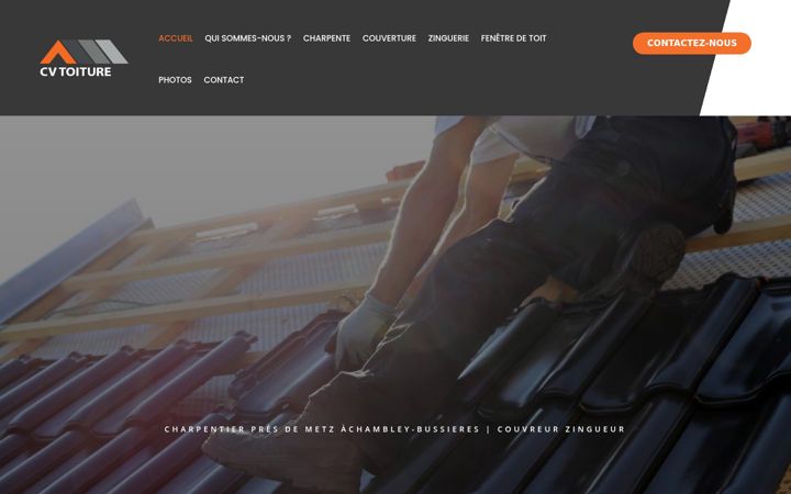 Screenshot van cv-toiture.fr