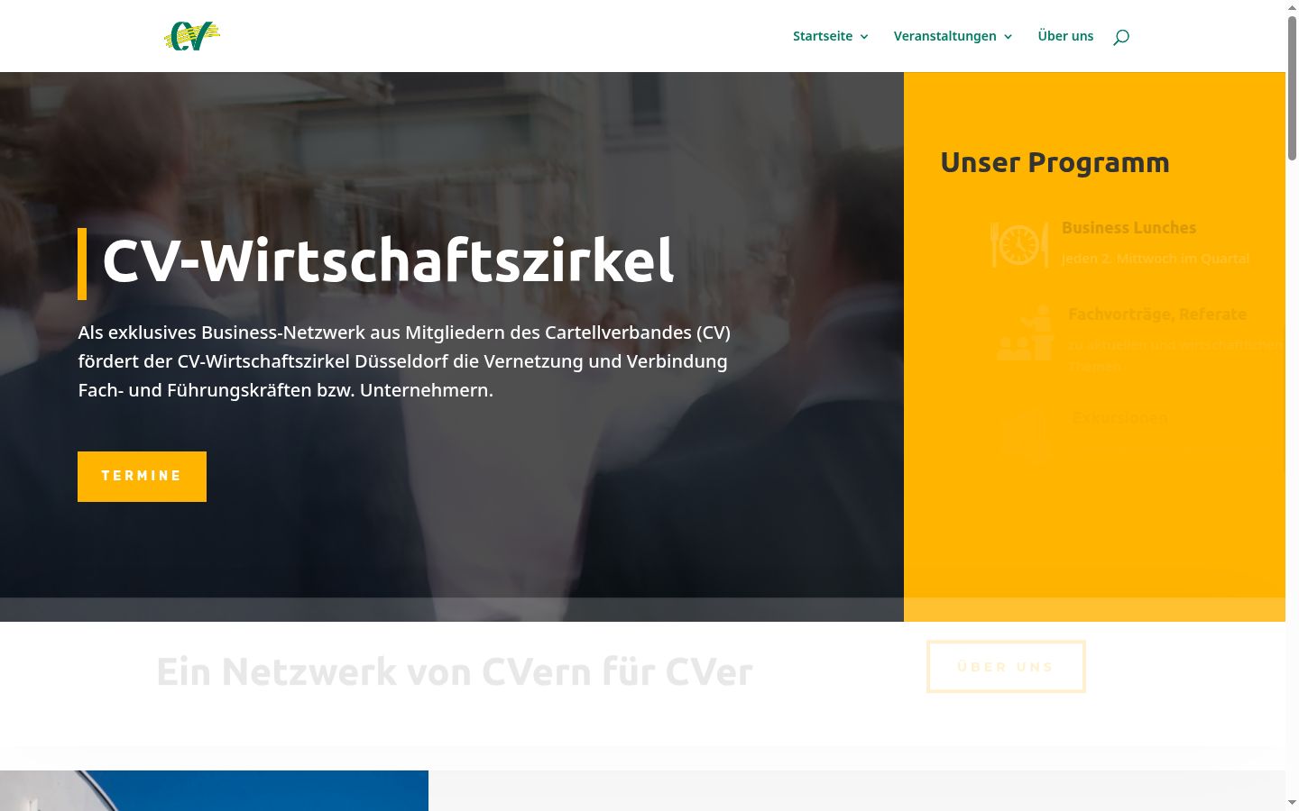 Screenshot des Einwilligungsbanners vor jeglicher Interaktion
