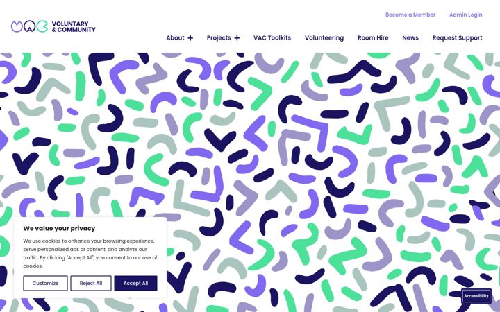Screenshot of cvac.org.uk