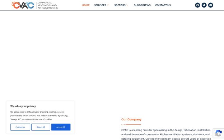 Screenshot von cvacltd.co.uk