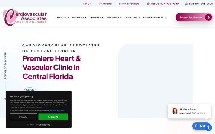 Screenshot of cvadrs.com