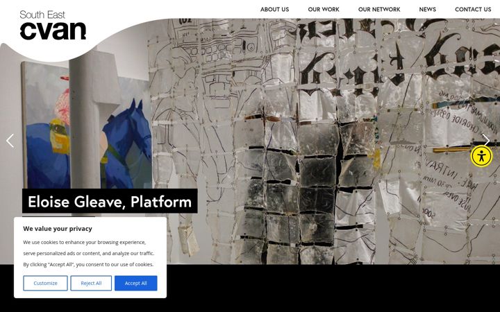 Screenshot of cvansoutheast.com