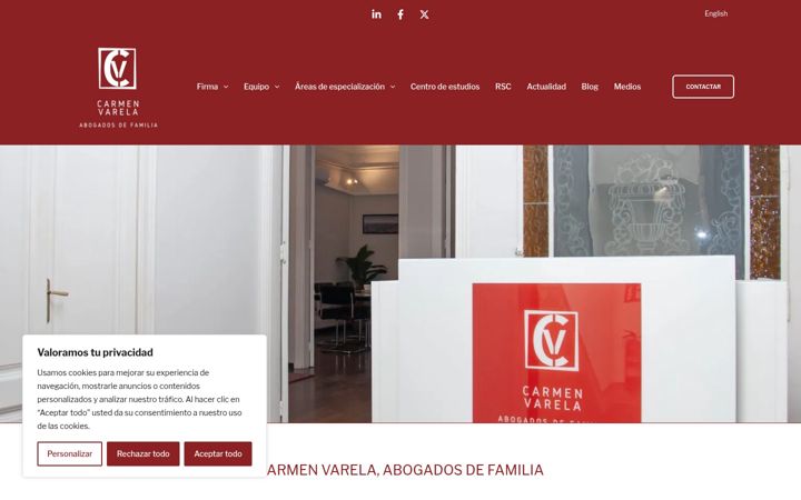 Screenshot of cvarela-abogados.com