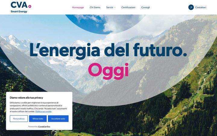 Screenshot of cvasmartenergy.it