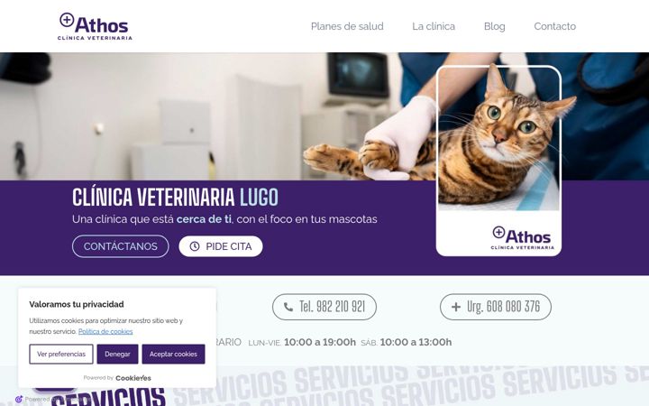 Screenshot of cvathos.com