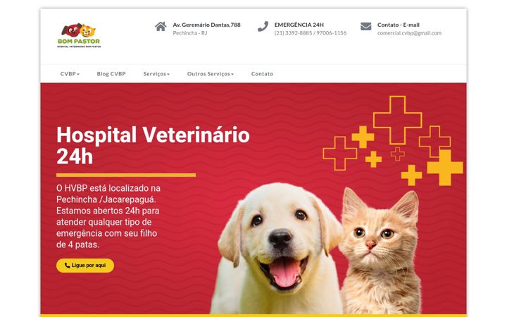 Screenshot of cvbp.com.br
