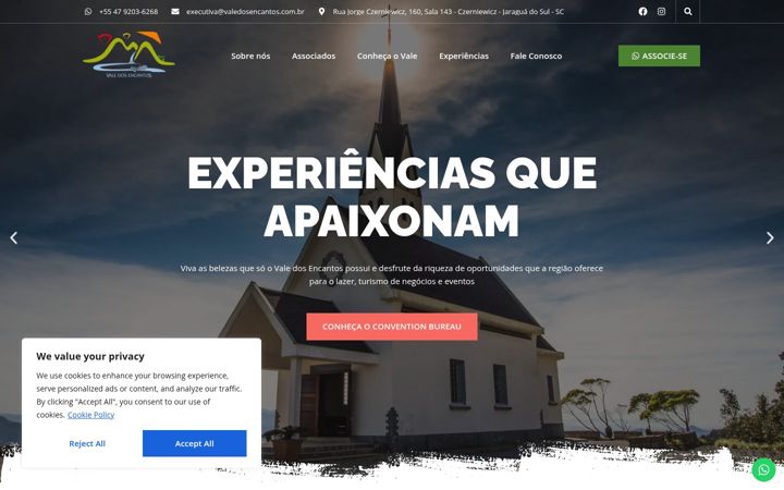 Екранна снимка на cvbvaledosencantos.com.br