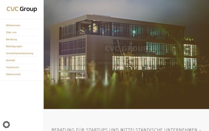 Screenshot of cvc-group.de