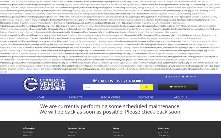 Screenshot of cvc.ie