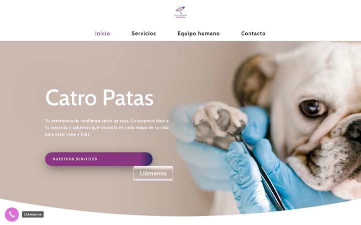 Screenshot of cvcatropatas.com