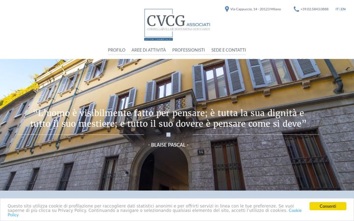 Screenshot of cvcg.it