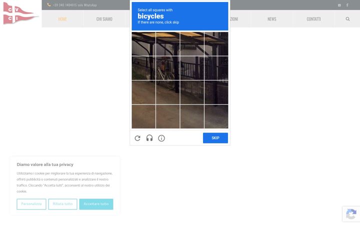 Screenshot of cvci.it