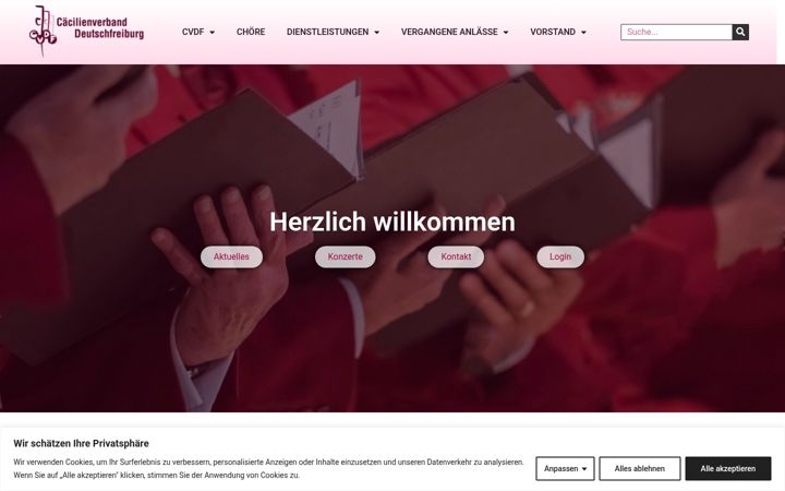 Screenshot of cvdf.ch
