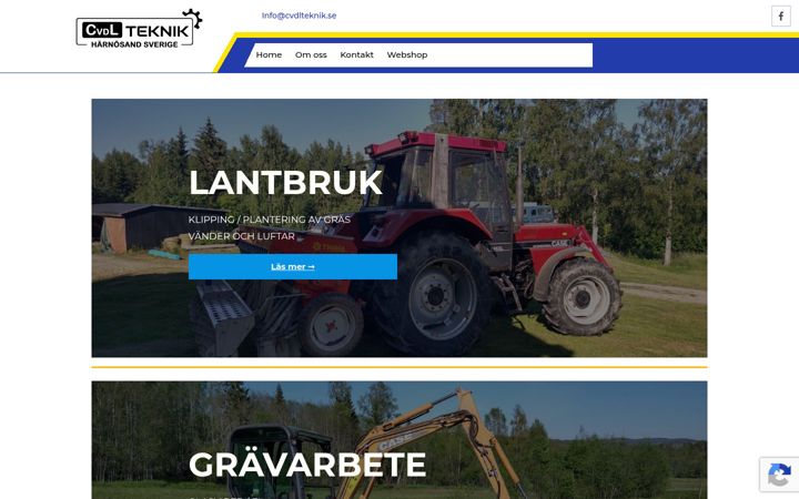 Screenshot of cvdlteknik.se