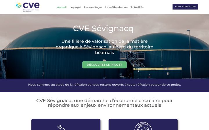 Screenshot von cve-sevignacq.fr