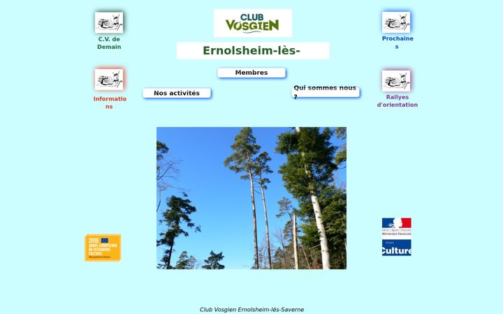 Screenshot of cvernolsheim.fr