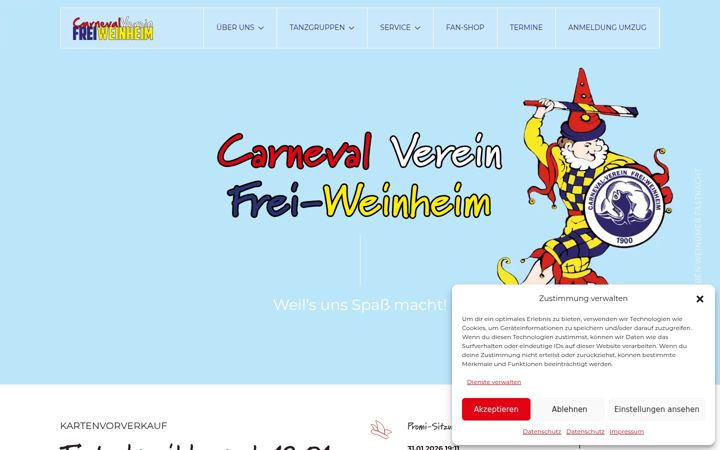 Screenshot of cvfw.de